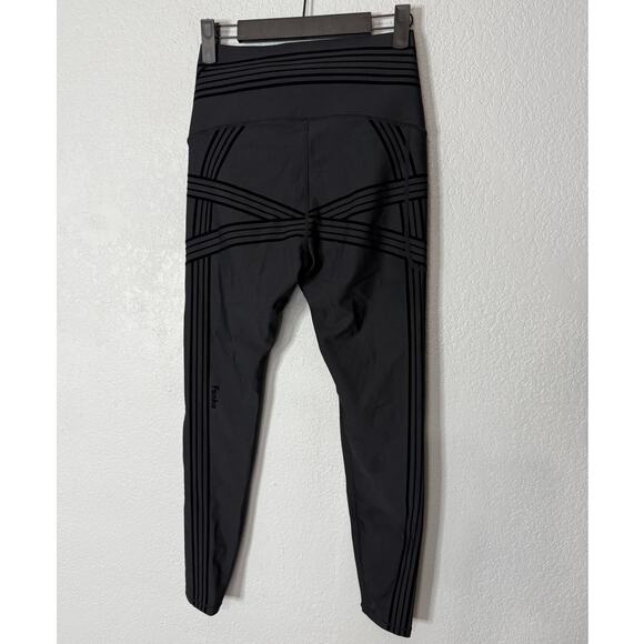 Fanka Body Sculpt Side Pocket 7/8 Leggings Black Size Large - Picture 3 of 7